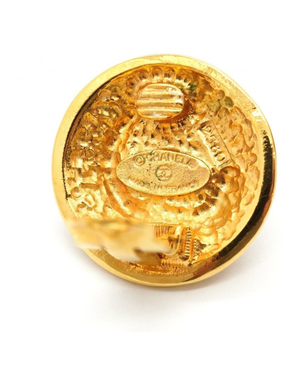 Chanel Earrings Vintage Gold - Picture 4 of 6